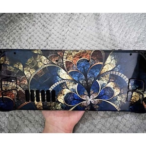 Cool Steam Deck Skin-Steam Deck Sticker-Flower Steam Deck Console Decal-Steam Deck Accessories-Vinyl Steam Deck Full Set Protective Cover