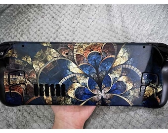 Cool Steam Deck Skin-Steam Deck Sticker-Flower Steam Deck Console Decal-Steam Deck Accessories-Vinyl Steam Deck Full Set Protective Cover