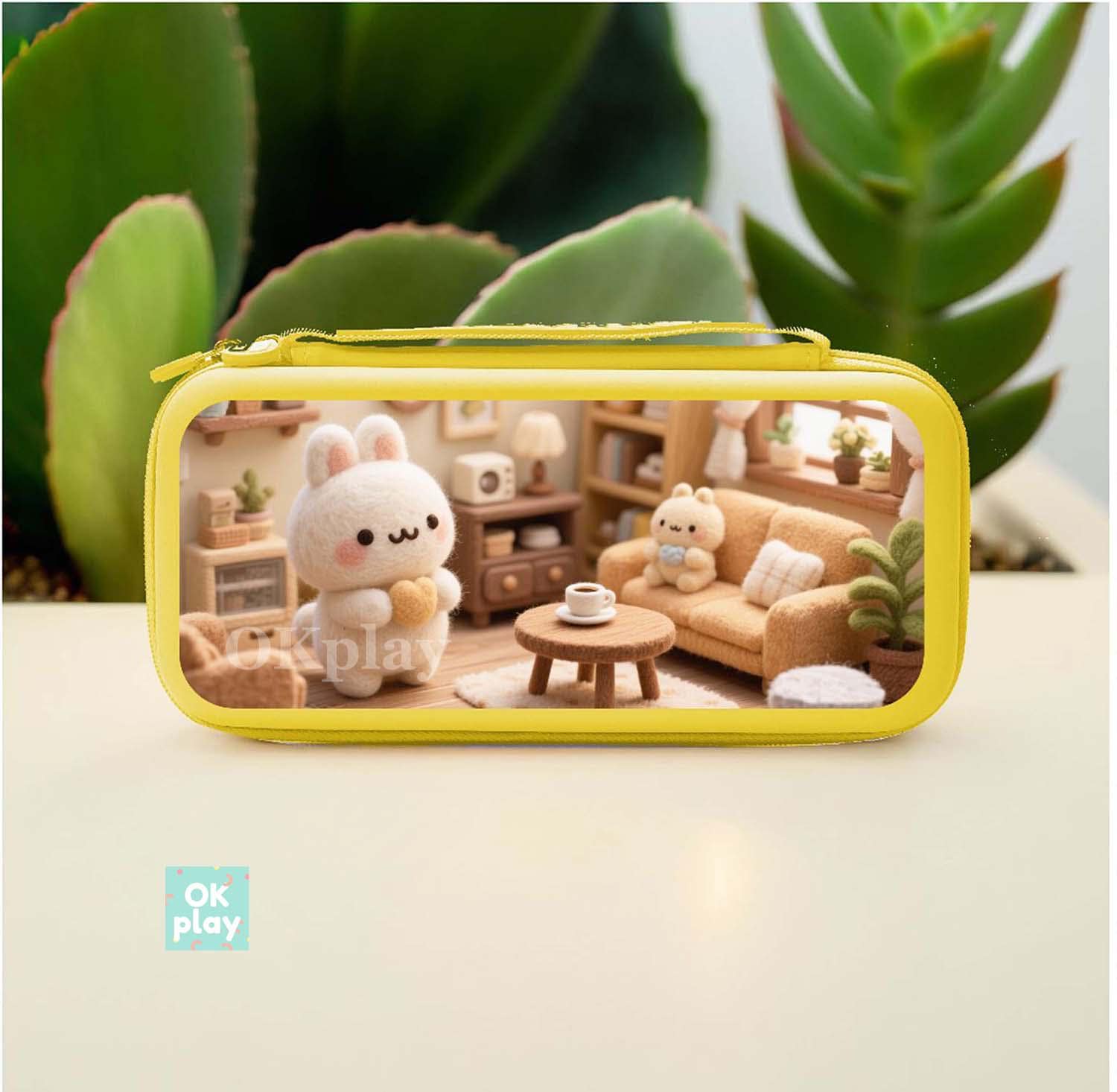 Felt Plush Plushie Toy Nintendo Switch 2 Carrying Case-custom