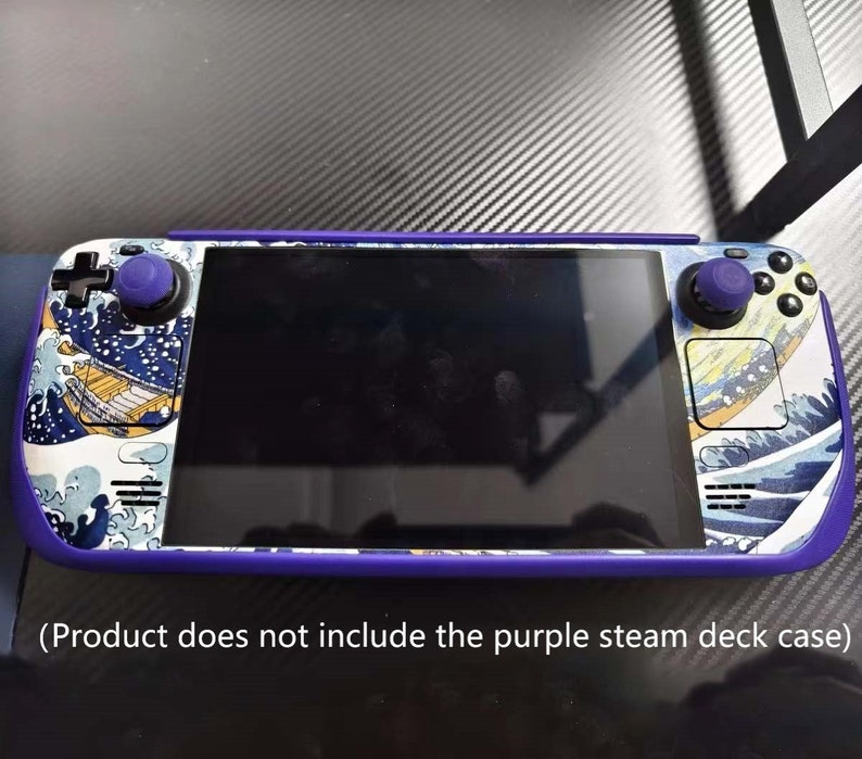 Steamdeck Blue Blue Wave Steam Deck Skin-art Steam Deck Sticker-steam Deck Oled ...