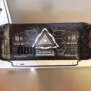 Cool Steam Deck Skin-Steam Deck Sticker-Black Steam Deck Console Decal-Steam Deck Accessories-Vinyl Steam Deck Full Set Protective Cover