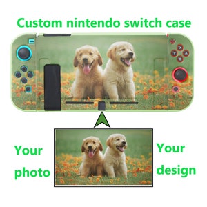 Aangepaste Nintendo Switch Case-gepersonaliseerde Soft Nintendo Switch Shell-Anime Switch Beschermhoes-Schattige Nintendo Switch Accessoires-Beste Cadeau