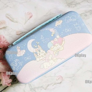 Cute Nintendo Switch Carrying Case -Nintendo Switch Case- Cartoon Gemini Switch Joy-Con Protective Case - Switch Oled Case Accessories