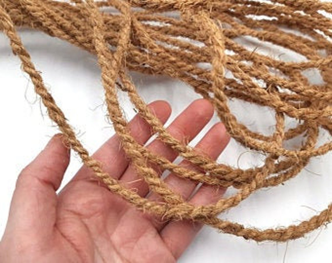 Coconut Fiber Rope Coconut Rope Natural Coconut Rope Handmade Etsy
