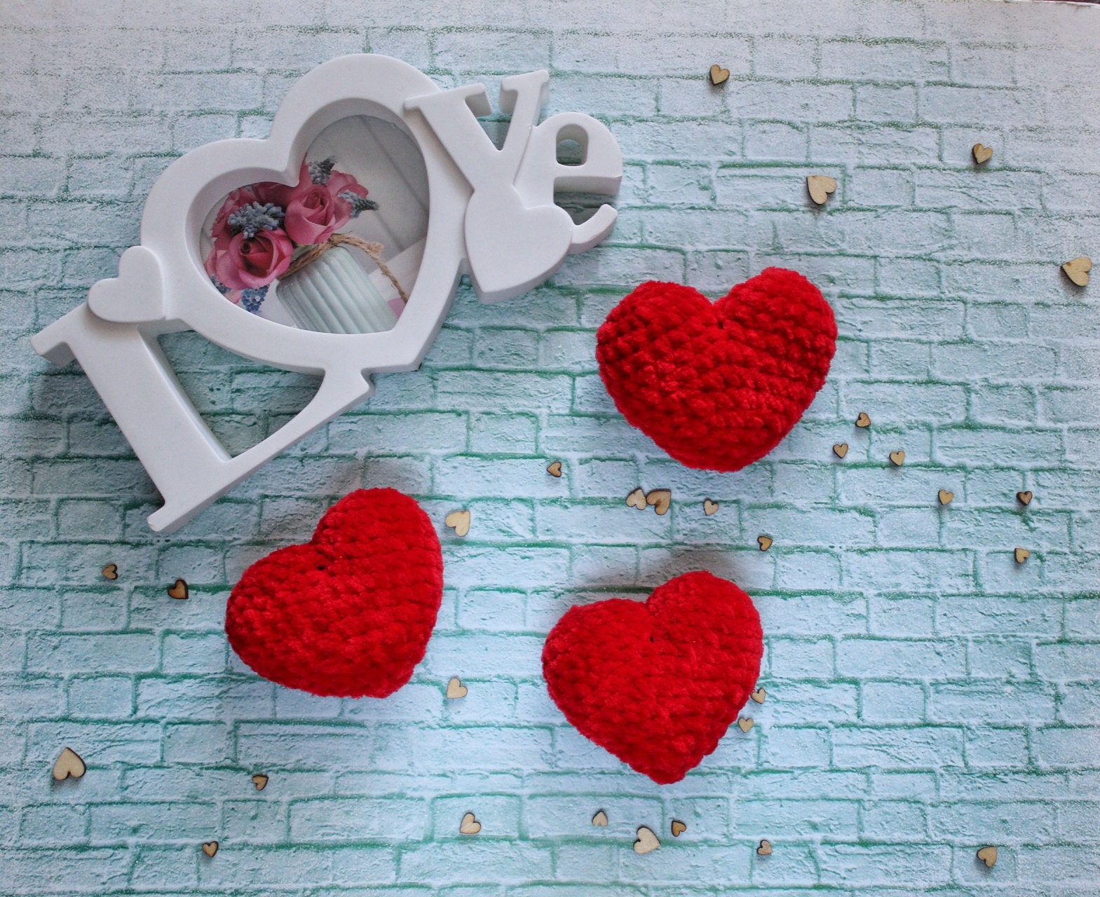 Personalized plush heart in Valentine's Day gift decor. Etsy