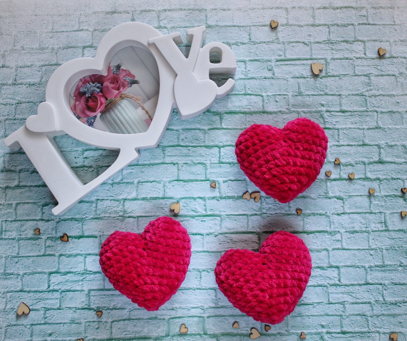 Personalized plush heart in Valentine's Day gift decor. Etsy