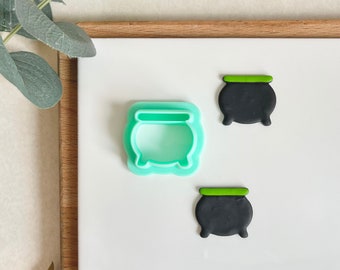 Polymer Clay Cutter, Cauldron Clay Cutter, Cutter For Polymer Clay, Halloween Cutter, Autumn Polymer Clay, Halloween Jewellery, Clay Cutter