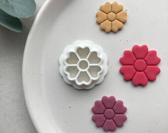 Polymer Clay Cutter, Scalloped Petal Flower Cutter, Cutter For Polymer Clay, Floral Cutter, Clay Jewellery Supplies, Flower Clay Cutter