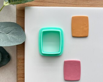 Polymer Clay Cutter, Rounded Rectangle Cutter, Cutter Polymer Clay, Polymer Clay Tools, Clay Jewellery Cutter, Clay Cutter, Polymer Clay