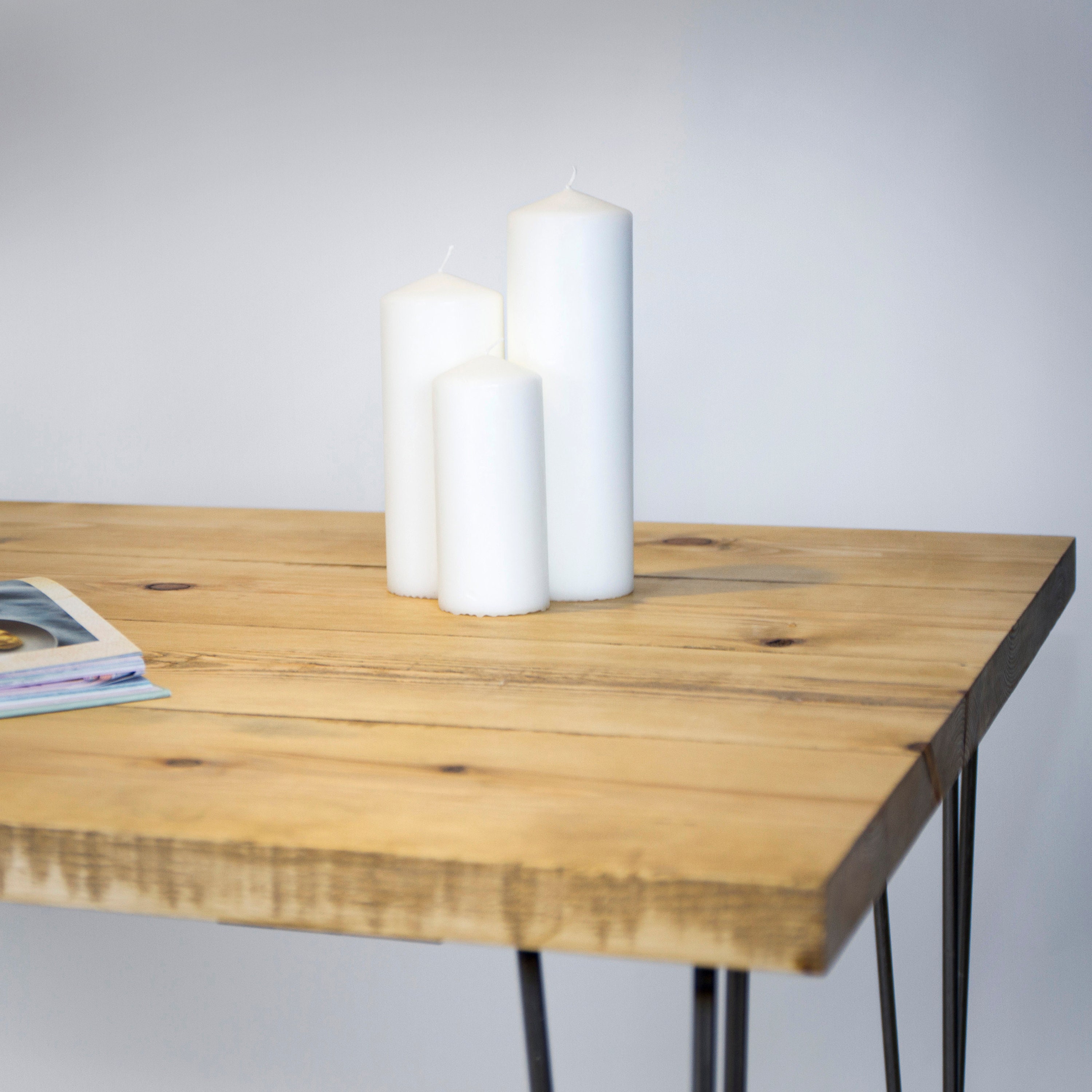 Industrial Dining Table Top no Legs Handcrafted From Solid Etsy UK