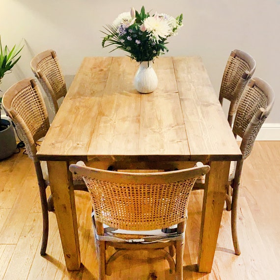 Modern Farmhouse Dining Table Or Bench Wooden Tapered Legs Uk Modern Farmhouse Dining Table Or Bench, How Much Does A Farmhouse Table Cost
