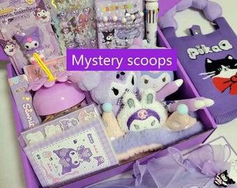 Caja sorpresa de peluches Mystery Lucky Scoop Kawaii Stationery, bolsa sorpresa para niños y adolescentes, regalo para ella.