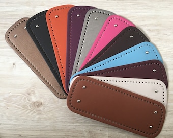 Leather Handbag Bottom Round Bottom 13 inches for bags knitting crochet leather base Sewing bag base Bags creation Knitting bag