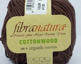Natural Cotton Hypoallergenic yarn Premie Baby Color Choice DSH Organic Cotton EKO-TEX Cottonwood Cotton Wood yarn by Himalaya Fibra Natura