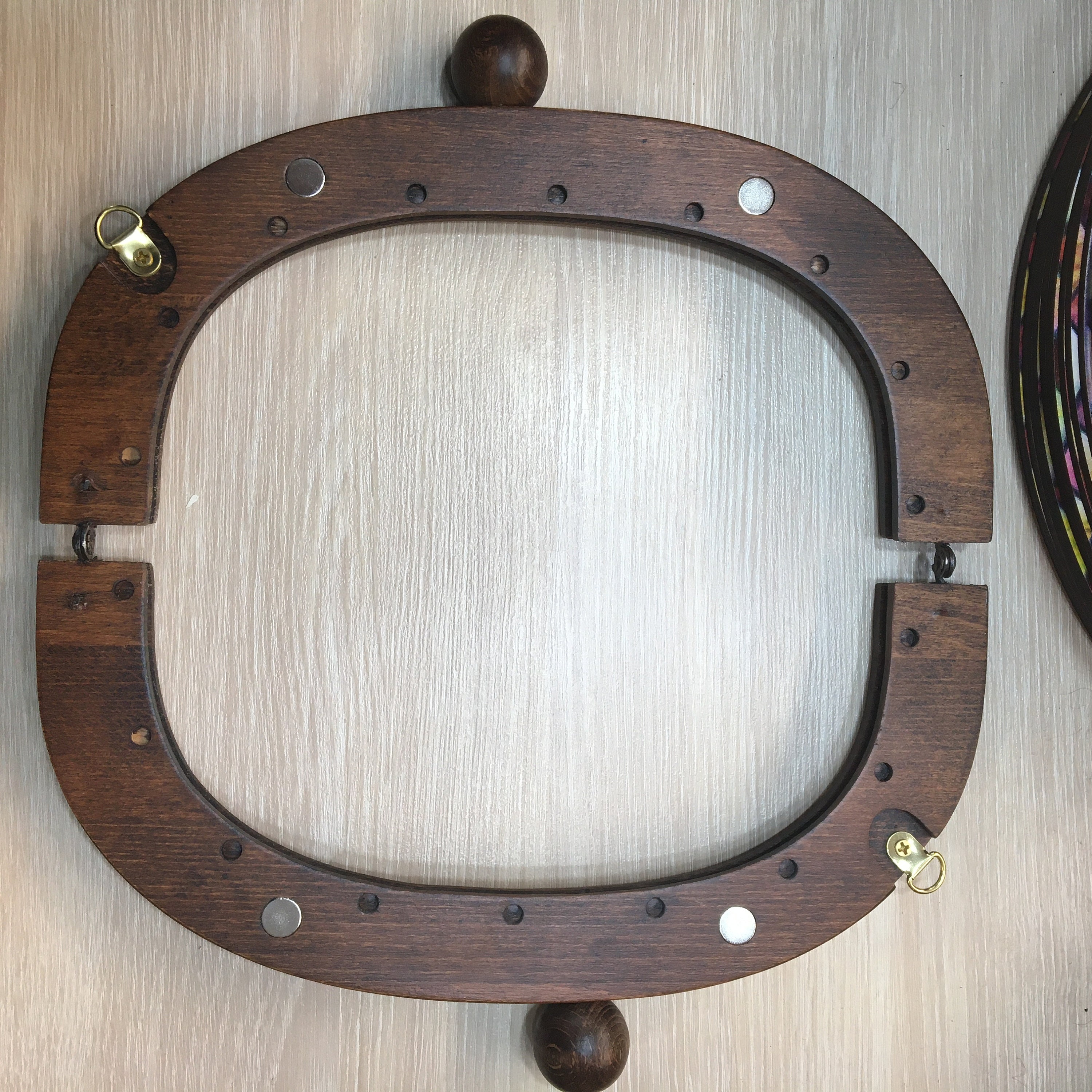 Wooden Bag Handle 100 Wood..18cm 20cm 22 Cm Wooden Purse Etsy India