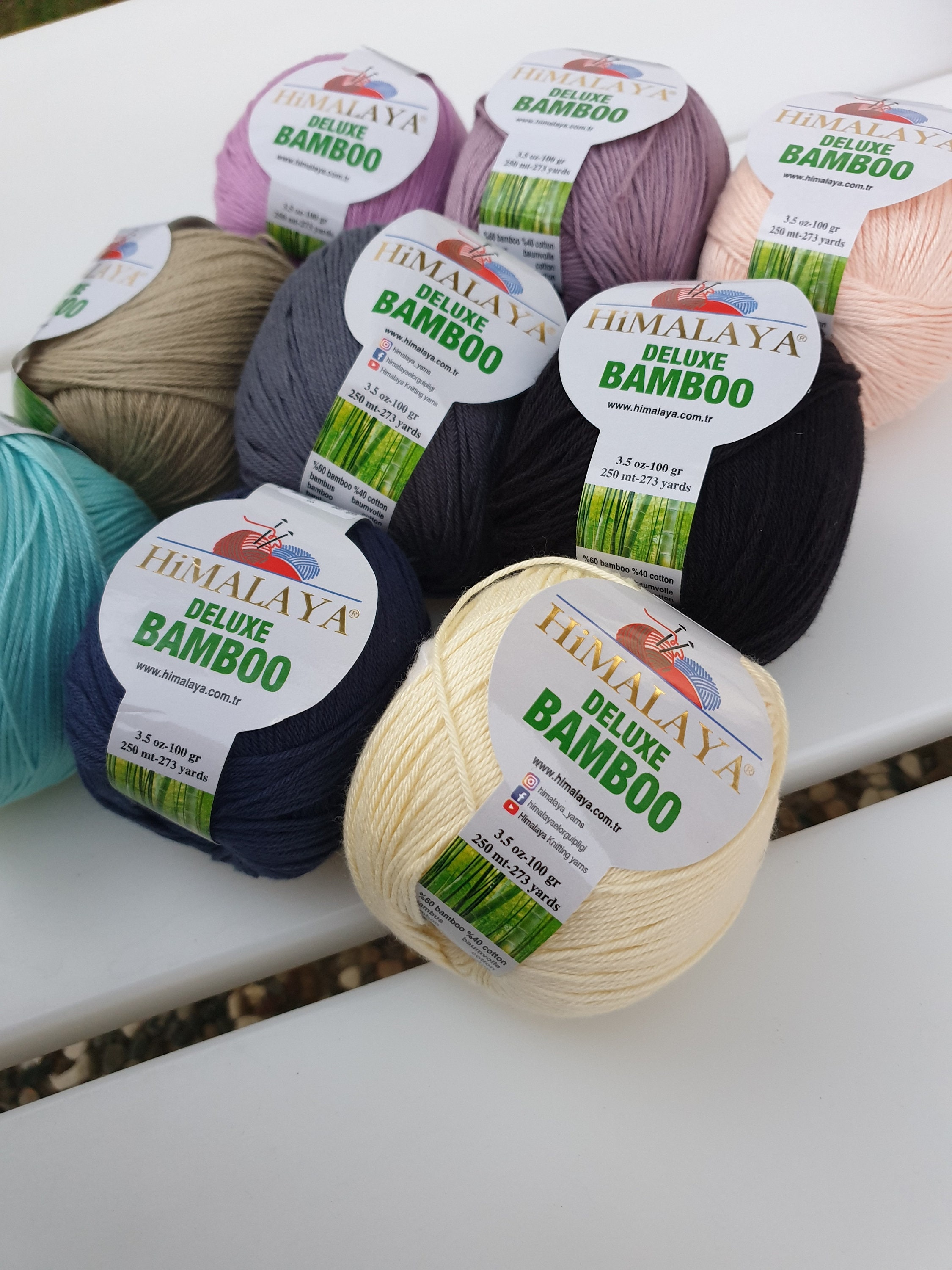 Himalaya Deluxe Bamboo Yarn Baby Yarn Soft Yarn Bamboo Yarn Etsy