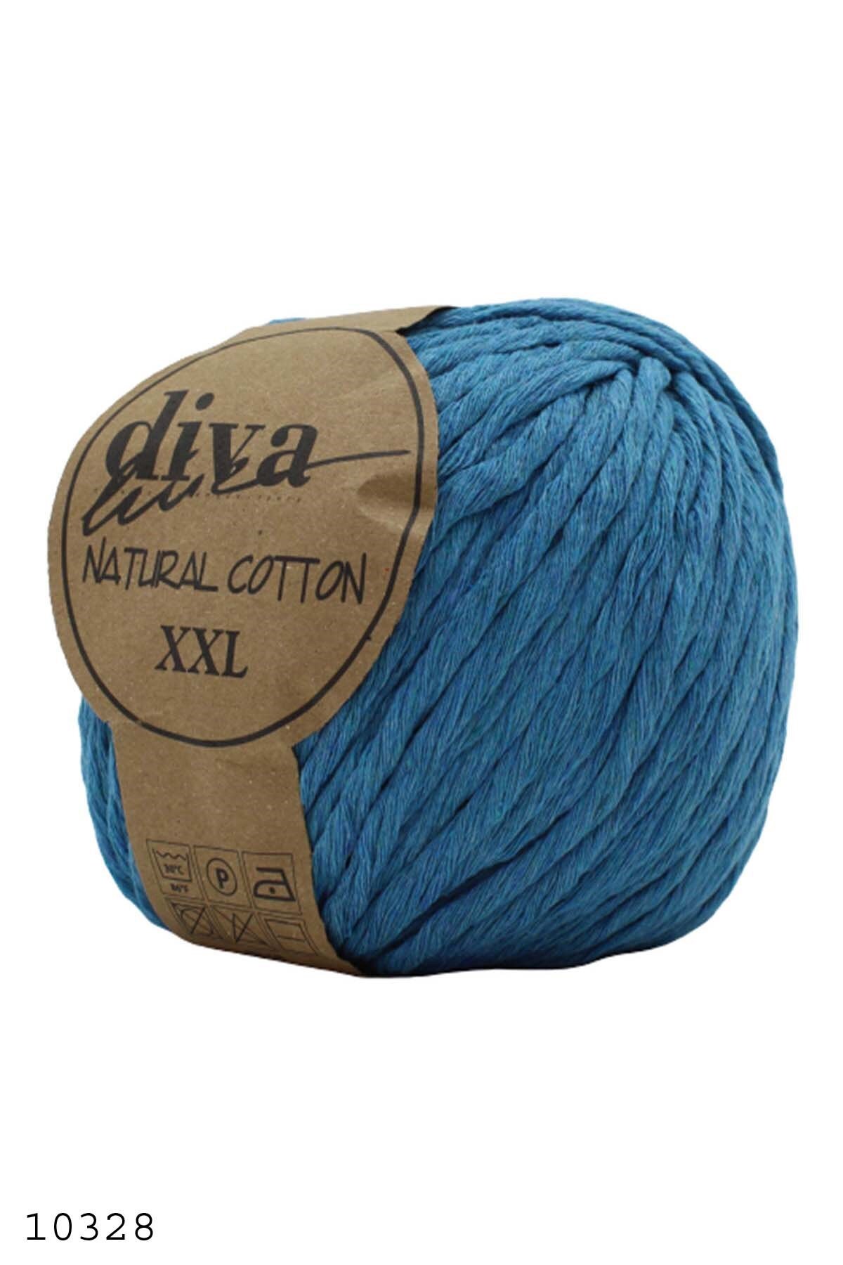 DIVA Natural Cotton XXL Yarn 100 gr / 3.53 oz 70 mt / 76.5 Etsy