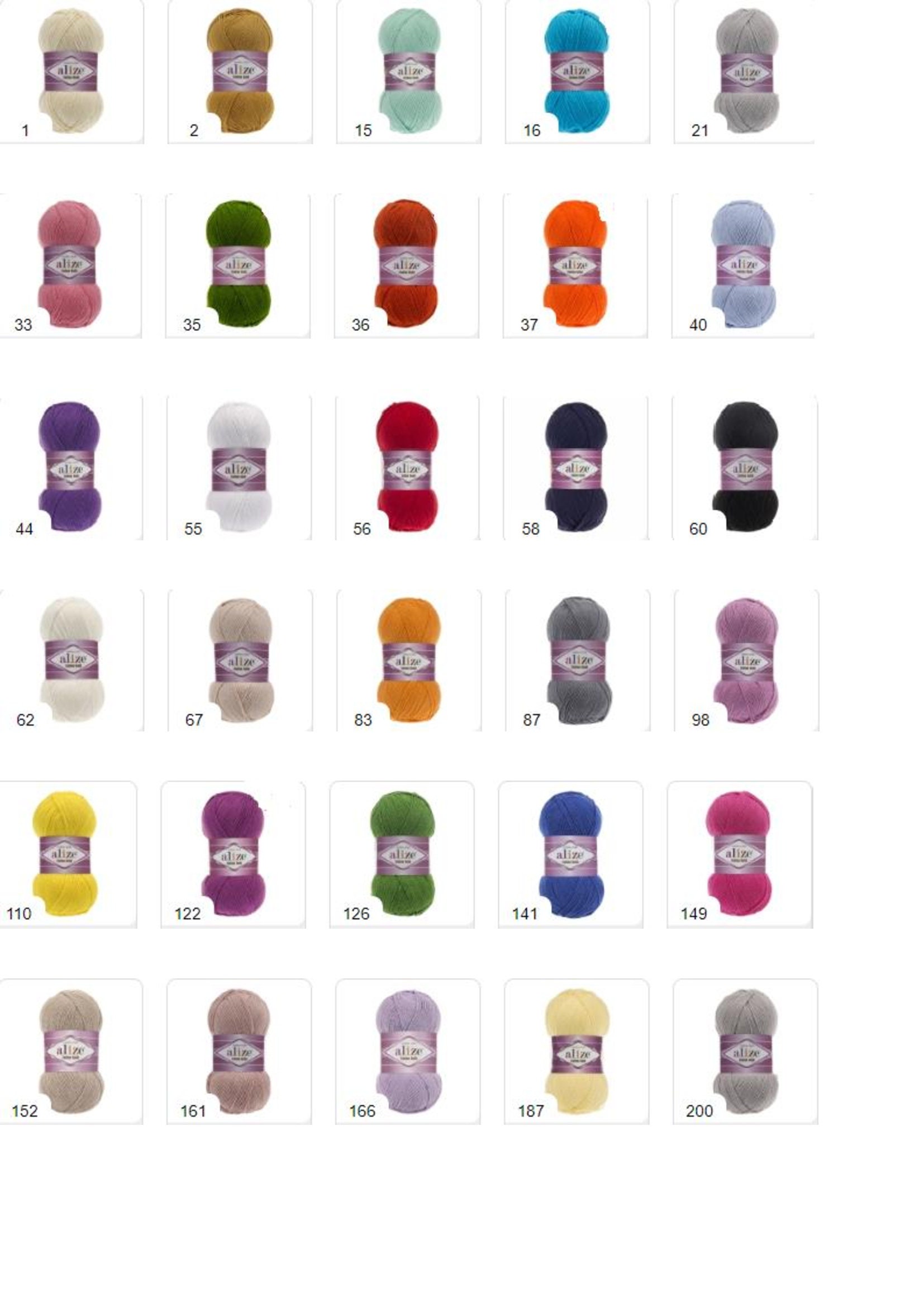 Alize Gold Cotton Yarn.. Soft Yarn..amigurumi Yarn..baby Yarn Etsy