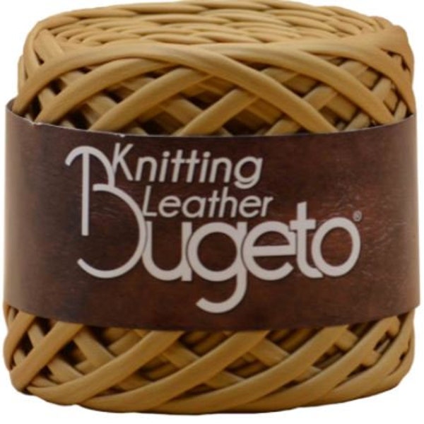 Bugeto Knitting Leather Look Yarn, Bugeto Knitting Leather Yarn, Bugeto Bulk Yarn, Leather Bag Knitting Yarn, Leather Look Yarn