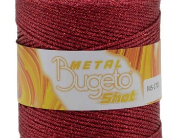 Metallic Crochet Yarn – Polyester and Cotton Metallic Rope – Colorful Shining Yarn - New Colors Metallic Yarn