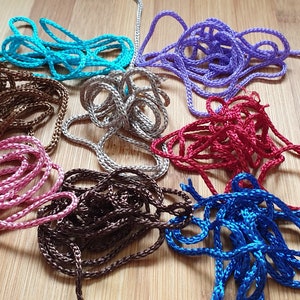 2 mm Polyester Macrame cord, 100 gr 150 mt Colored Polyester Yarn for macrame, PP cord for knitting bag, Polyester yarn for crochet bag