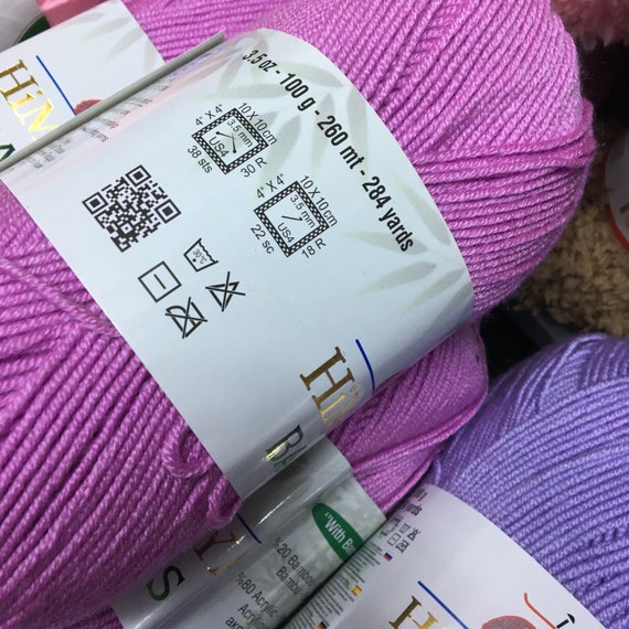 Himalaya Everyday Bambus Yarn, Bamboo Anti-pilling Acrylic, Four Seasons  Yarn - Etsy