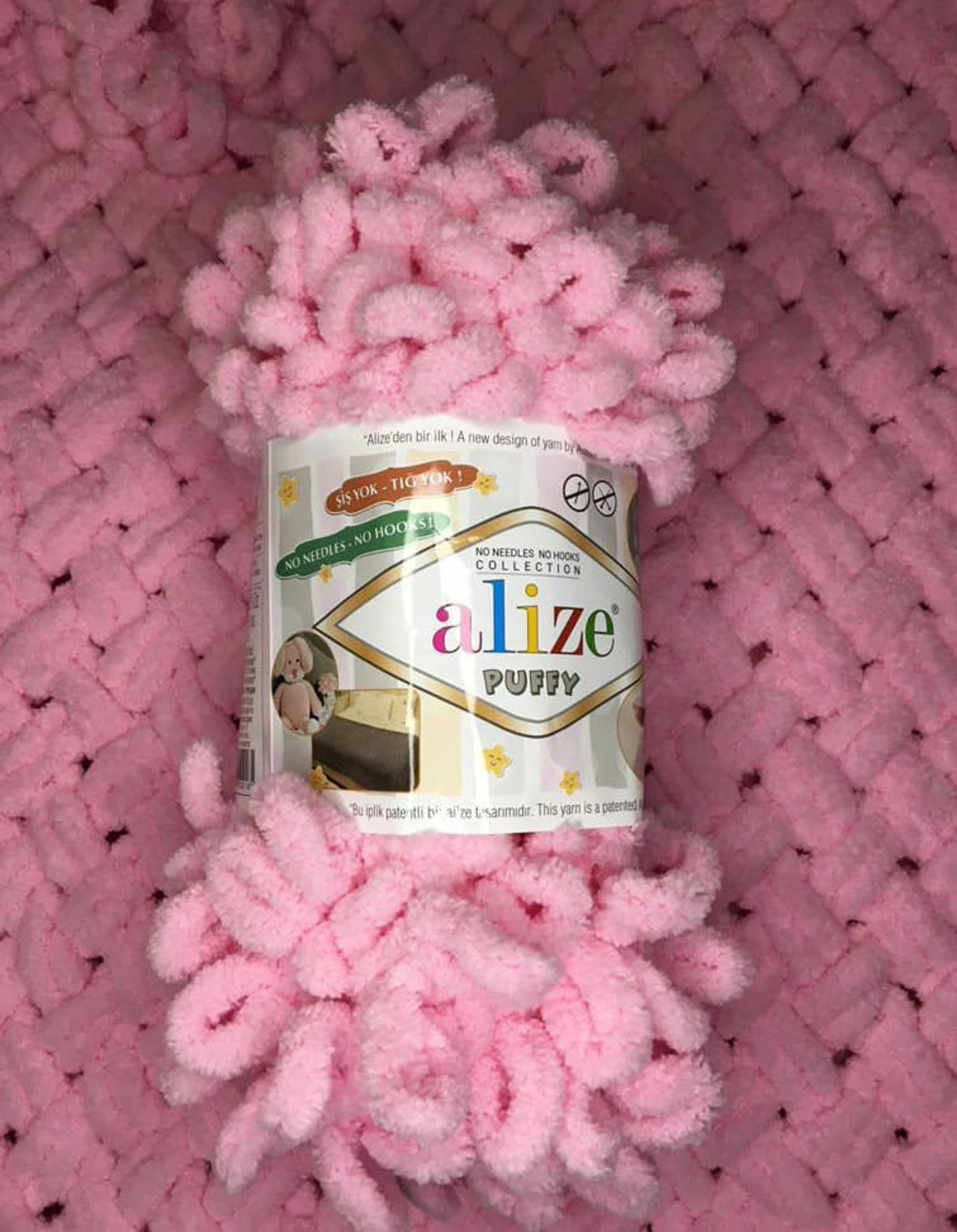 Alize Puffy Yarn. Loopy Yarn..fingers Knitting Yarn . Fluffy Etsy