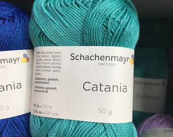 Catania Mercerisiertes Baumwollgarn, 50g Strang, Stricken Häkeln