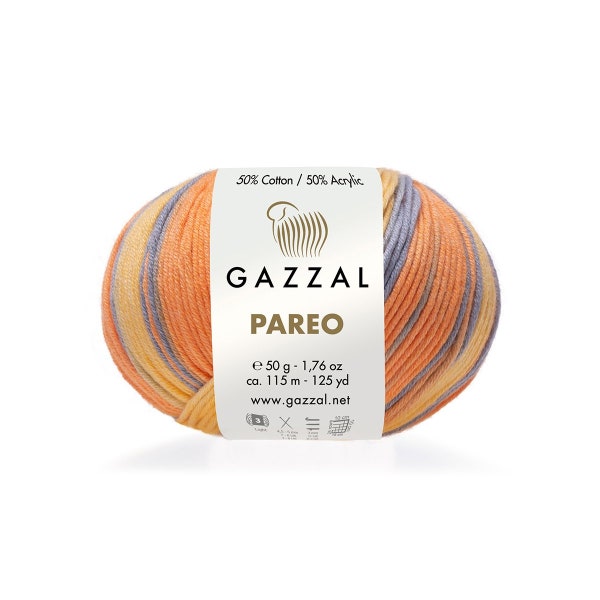 Gazzal Pareo Cotton Yarn,  Cotton Yarn, Gazzal Pareo Cotton Yarn for knitting