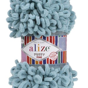 Buy Alize Puffy Finger Loop Yarn - Multicolored Chunky Yarn for Hand  Knitting Blanket & Big Projects - No Needles Micro Polyester Prelooped Bulky  Yarn for Crocheting - Jumbo, 1 Skn, 100 grams 5922 Online at  desertcartKUWAIT
