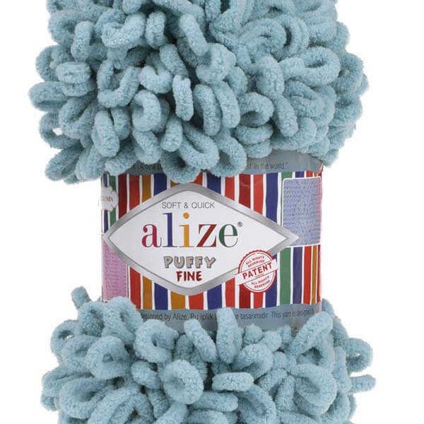 Alize Puffy Fine Soft Yarn | 100% Micro Polyester Baby Yarn | Loop Blanket Yarn  | Puffy Fine Polyester Loop Baby Yarn  Small Loop