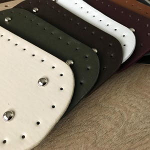 Mittlere Taschen 20 cm 7,87 Zoll * 10 cm 3,93 Zoll für Stricken Häkeln Lederbasis Nähen Taschenbasis Taschenkreation Stricken Tasche Handtasche