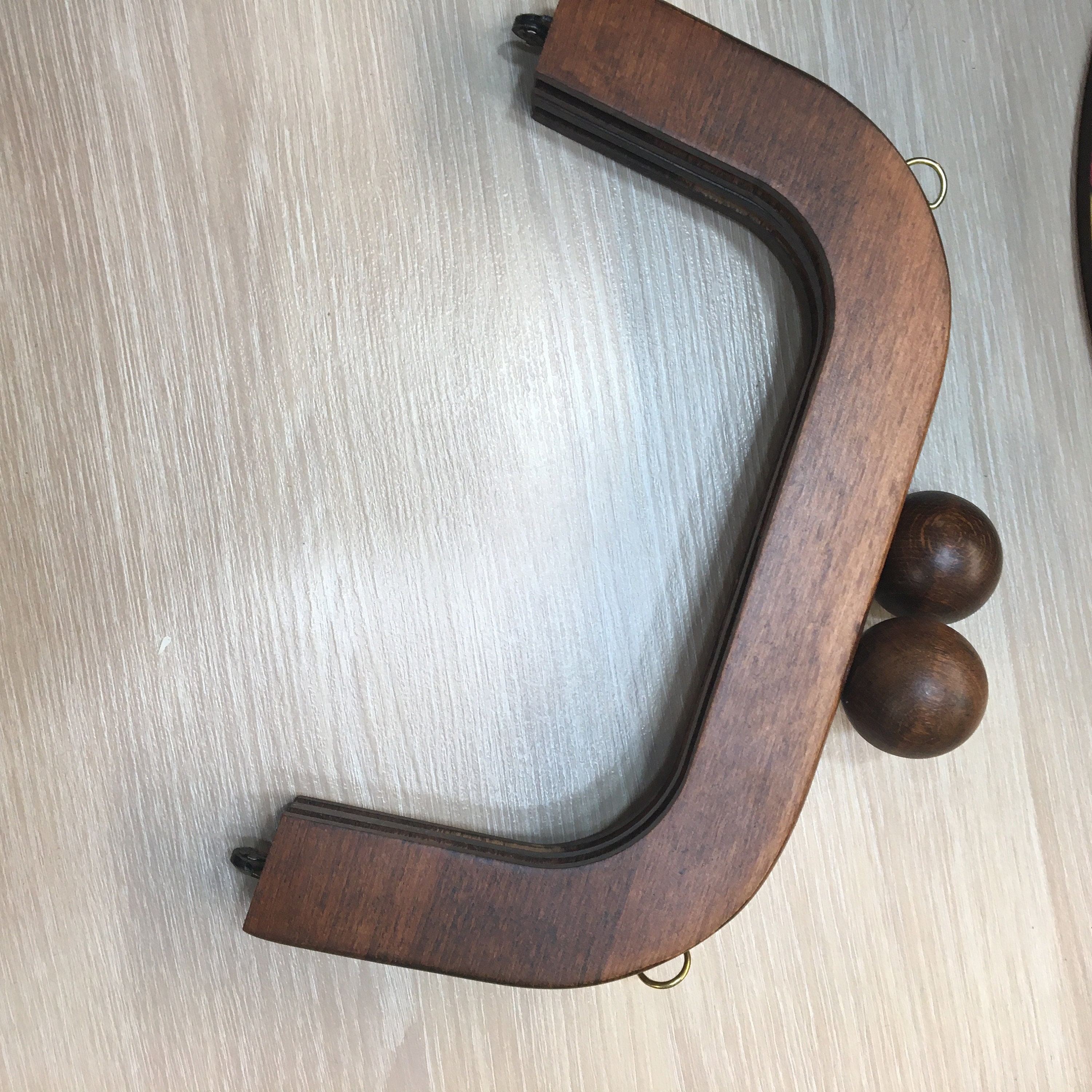 Wooden Bag Handle 100 Wood..18cm 20cm 22 Cm Wooden Purse Etsy India