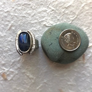 Labradorite Ring, Sterling Silver, size 6 画像 2
