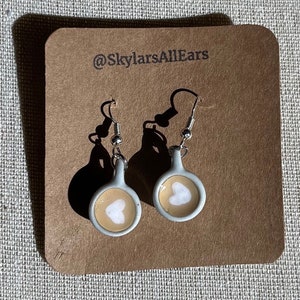 I Love You a Latte Dangle Earring