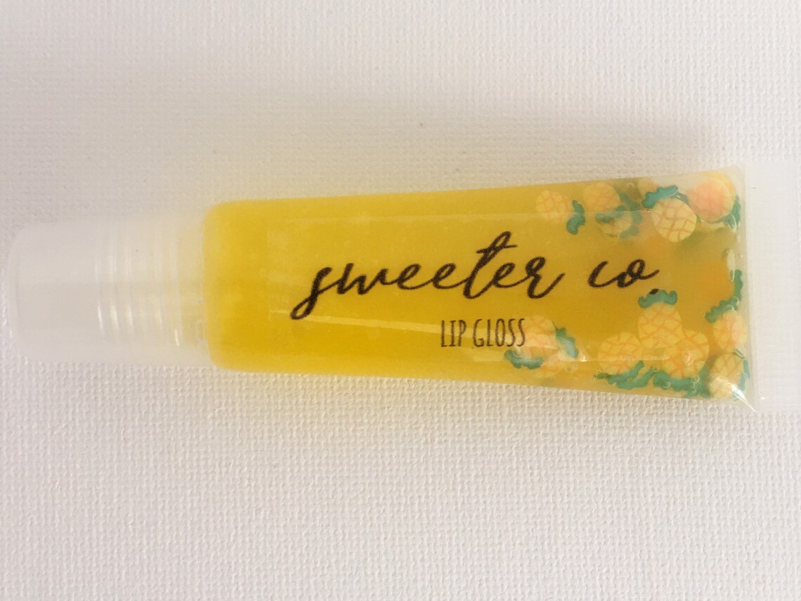 Pineapple Lip Gloss Etsy
