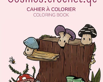 Cottagecore Coloring Book - digital download
