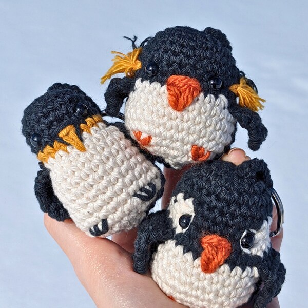 Penguin Crochet Pattern Set - Instant Download, Easy to Make