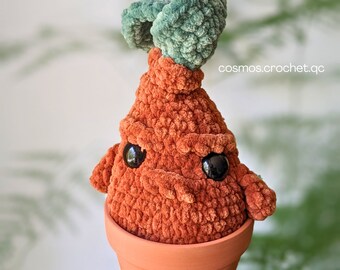 怒ったマンドラゴラの編み図 - 風変わりな植物のあみぐるみPDF - Etsy 日本