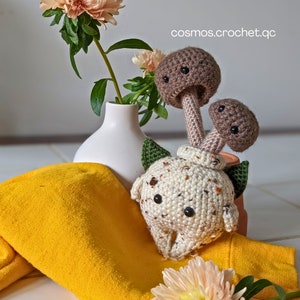 Fairy Mushroom Crochet Pattern, Whimsical Doll Amigurumi Tutorial, DIY Craft Project