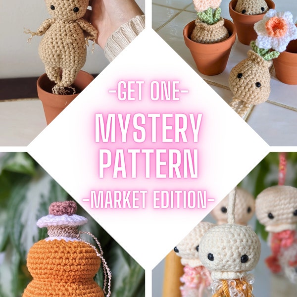 Surprise Crochet Pattern: Mystery Design - Unique DIY Crafting Experience at a discounted price! - Which one will you get ? - Easy pattern