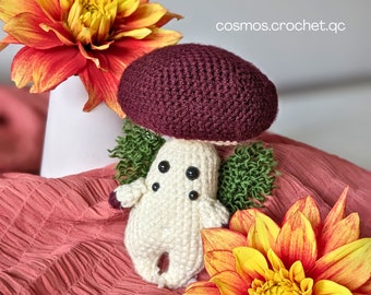Crochet Mushroom Fairy Doll Pattern - Fantasy Amigurumi Cottagecore Pattern
