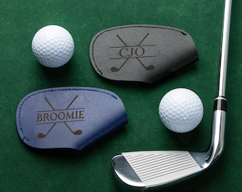 Custom Personalized Golf Club Cover, Custom Golf Club Cover, Golf Iron Cover, Iron Head Covers, Custom Golf Accessory, Golf Head Covers