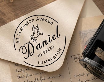 Self-Inking Return Address Stamp, Custom Return Address Stamp, Stamp For Address, Custom Personalized Address Stamp,Business Package Stamp