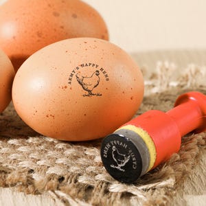 Sello de huevo personalizado, sello para huevos, sello de huevo personalizado, sello para marcar huevos, sello de huevo de gallina personalizado, sello de goma para caja de huevos