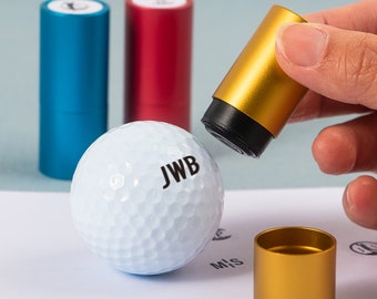 Custom Golf Ball Stamp, Pre-Inked Golf Ball Stamp, Golf Ball Stamper, Custom Golf Ball Stamp, Perfect Gift For Golf Lovers, Golf Ball Marker