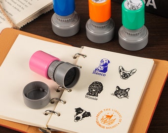 Stempel voor huisdier, aangepaste gepersonaliseerde huisdier stempel, aangepaste huisdier stempel, aangepaste huisdier stempel en naam, aangepaste dieren stempel, cadeau voor dierenliefhebbers