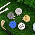 Magnetic Ball Marker, Custom Golf Ball Marker, Custom Hat Clip, Custom Golf Hat Clip, Gift for Golfers, Engraved Hat Clip, Golf Accessory product logo
