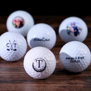 Gepersonaliseerde golfcadeau, aangepaste golfballen, aangepaste gepersonaliseerde golfbal, kerstcadeau, aangepaste golfbalcadeau, aangepaste foto golfballen
