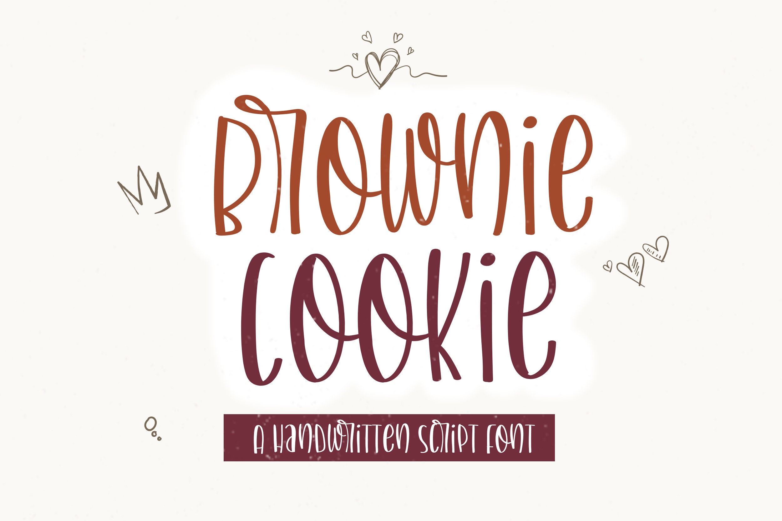 Brownie Cookie Font Fonts For Cricut Wedding Font Etsy